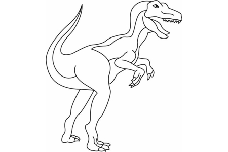 Coloriage Herrerasaurus – 10doigts.fr